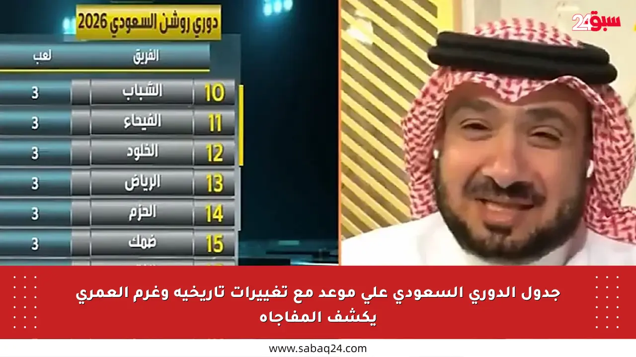 جدول الدوري السعودي على موعد مع تغييرات تاريخية وغرم العمري يكشف المفاجأة